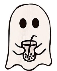 Little Ghost Ice Coffee Happy Halloween Valucap Bio-Washed Visor