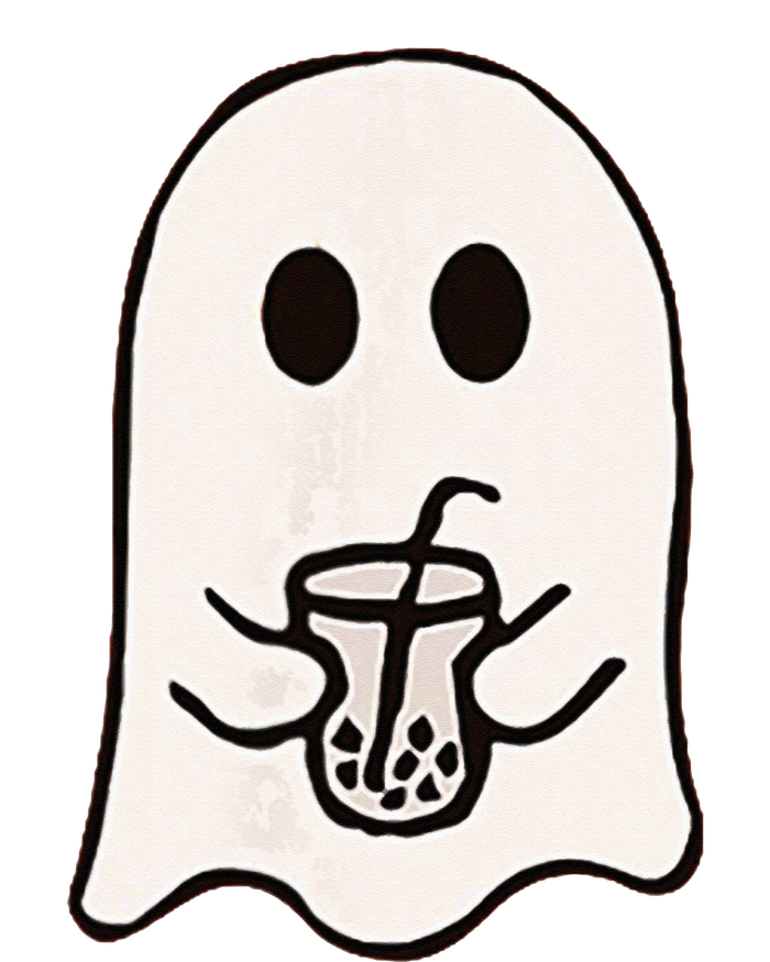 Little Ghost Ice Coffee Happy Halloween Valucap Bio-Washed Visor