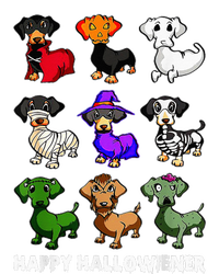 Dachshund Happy Halloweiner Funny Halloween Dogs Lover Tie-Dye Long Sleeve Shirt