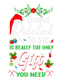 Being Related To Me Is The Only Gift You Need Christmas Softstyle Adult Sport Polo