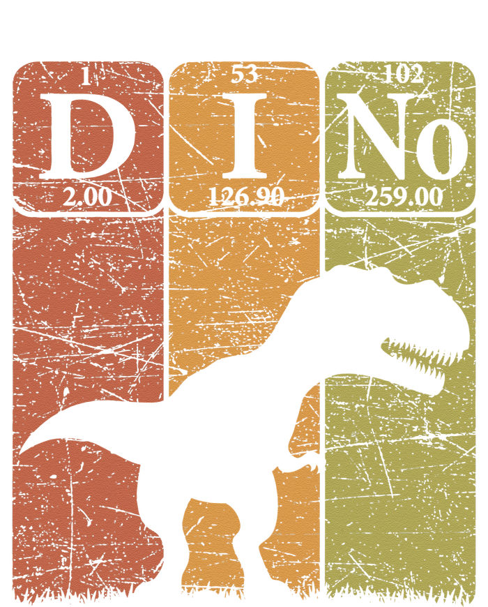 Dinosaur Periodic Table Elements T Rex Dino Paleontologist Bumper Sticker