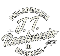 J T Realmuto Philadelphia Baseball Vintage Cursive Tie-Dye T-Shirt