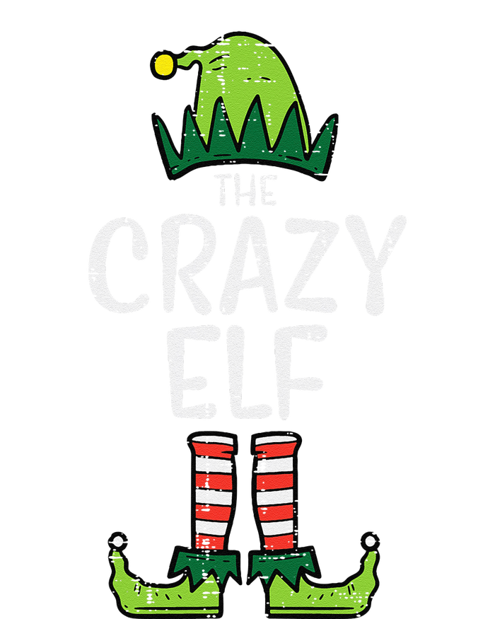 Crazy Elf Xmas Matching Christmas For Family Funny T-Shirt