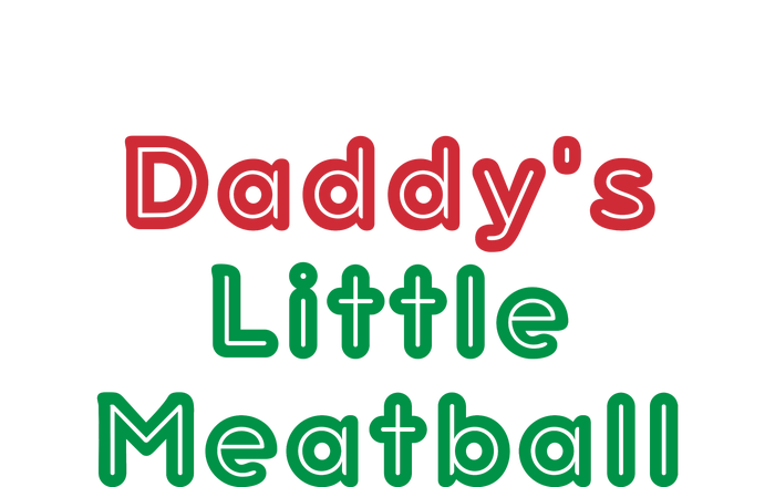 Daddy Little Meatball USA-Made Doggie Bandana