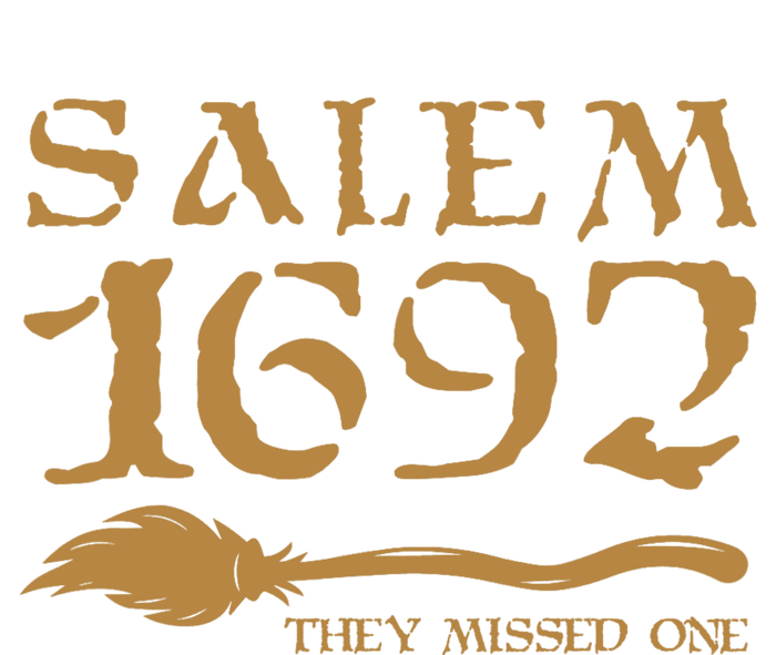 Salem 1692 They Missed One Witch Halloween Women's Tri-Blend 3/4-Sleeve Raglan Shirt