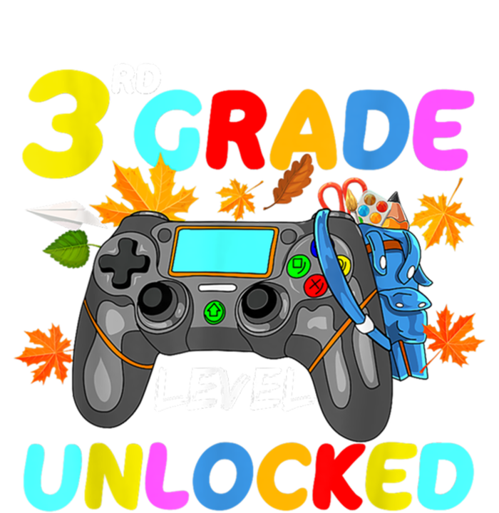 3Rd Grade Level Unlocked Game On 3Rd Grade Back To School Great Gift Kids T-Shirt