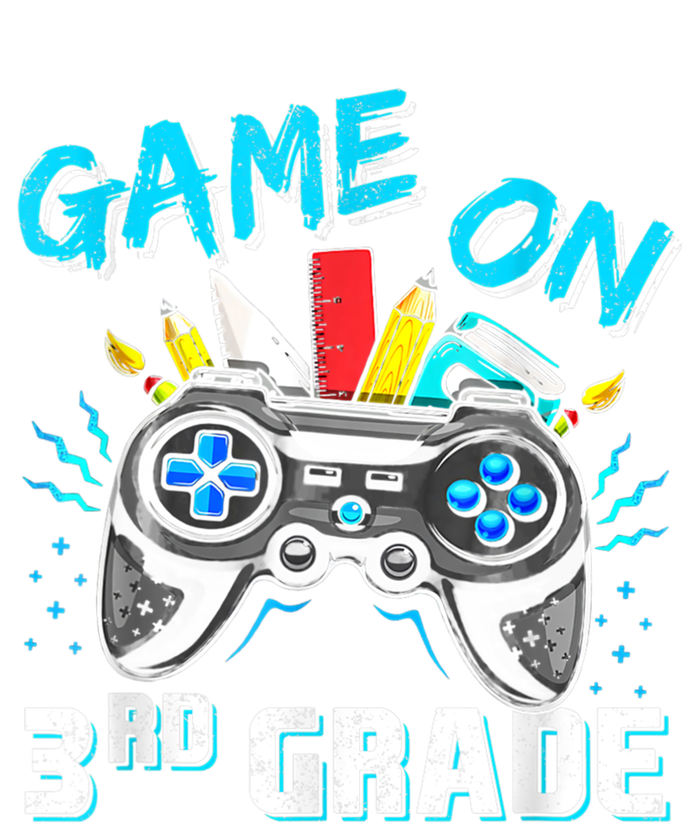 Back To School Game On Third Grade Gaming Student Funny Gift Premium T-Shirt