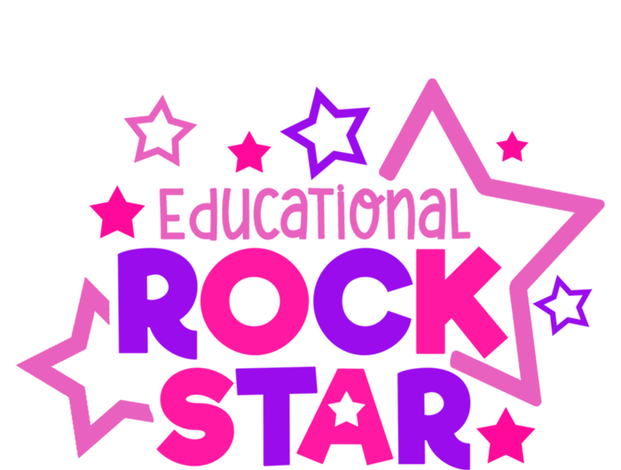 Educational Rockstar Funny Teacher Back To School Joke Quote Cute Gift Kids Tie-Dye T-Shirt