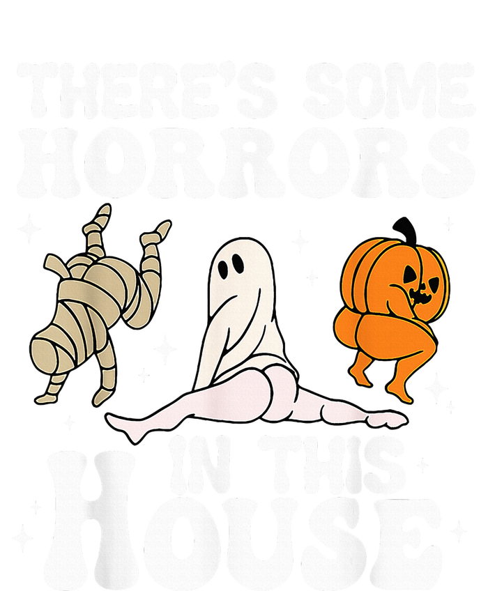 Theres Some Horrors In This House Ghost Pumpkin Halloween Tall Hoodie