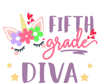 Fifth Grade Diva First Day Of School Unicorn Magical Meaningful Gift T-Shirt