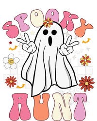 Spooky Aunt Floral Ghost Hippie Halloween Spooky Family Sweatshirt Cinch Pack Bag