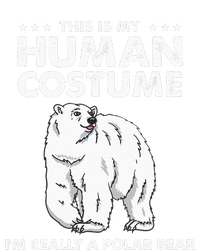 This Is My Human Costume Im Really A Polar Bear Halloween Dry Zone Grid Polo