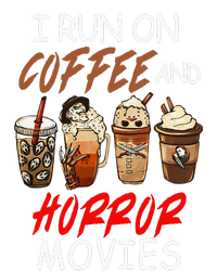 I Run On Coffee And Horror Movies Scary Blood Halloween Tank Top