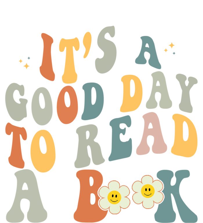 Its A Good Day To Read Books Bookish Groovy Reader Reading Gift Pom Pom 12in Knit Beanie