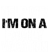 Help Me Im On A Family Beach Summer Vacation Family Gift Valucap Bio-Washed Visor