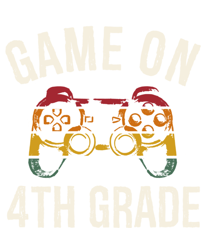 Game On 4Th Grade Funny Back To School First Day Of Sc Gift Tall Long Sleeve T-Shirt