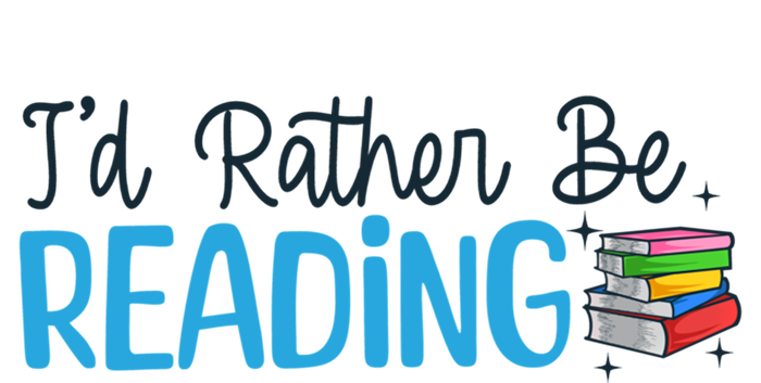 Id Rather Be Reading Cute Book Reader Saying Bookworm Quote Meaningful Gift Bumper Sticker