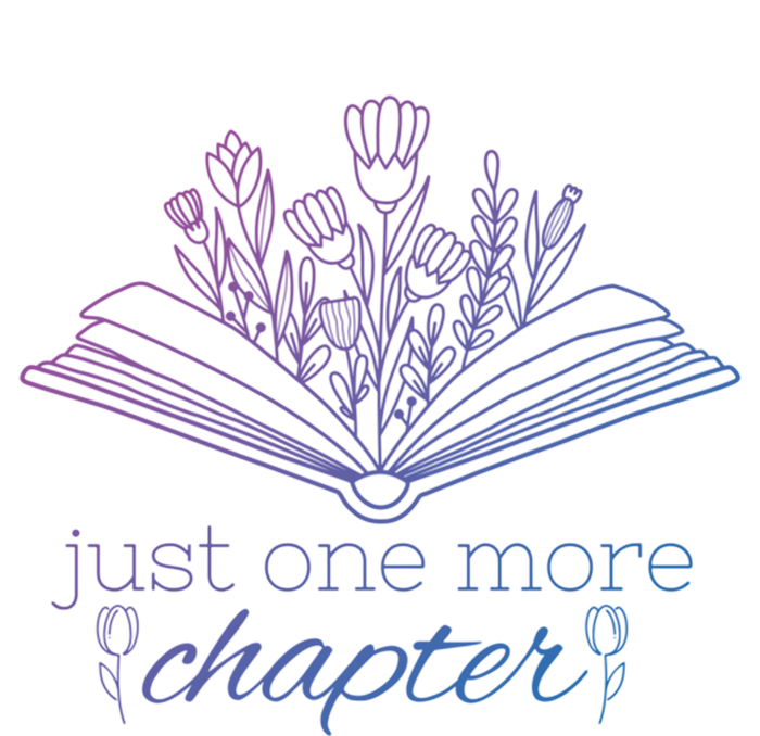 Just One More Chapter Book And Flowers Gift Women's T-Shirt