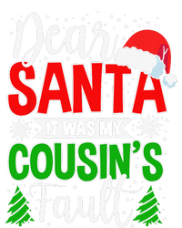 Dear Santa It Was My Cousins Fault Christmas Cousin.png Yupoong Adult 5-Panel Trucker Hat