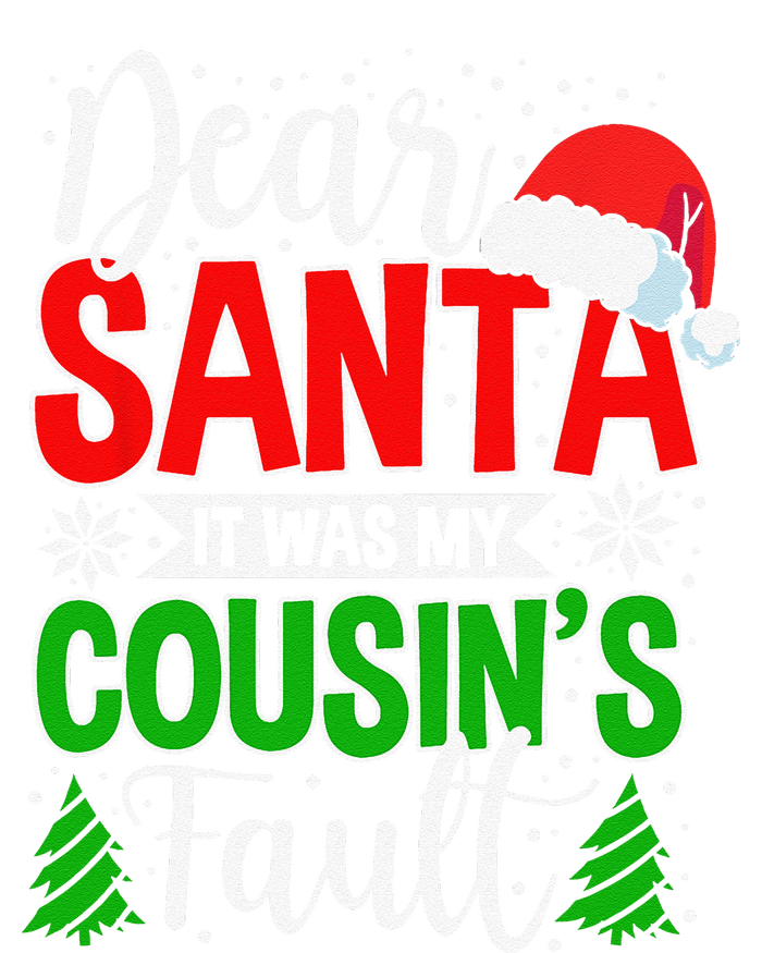 Dear Santa It Was My Cousins Fault Christmas Cousin.png Yupoong Adult 5-Panel Trucker Hat