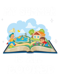 My Summer Is All Booked Book Reading Funny Bookworm Gift Mousepad