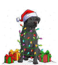 Black Lab Labrador Christmas Lights Pajama Dog Lover Xmas Sustainable Beanie