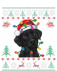 Black Lab Labrador Christmas Santa Hat Dog Ugly Funny T-Shirt