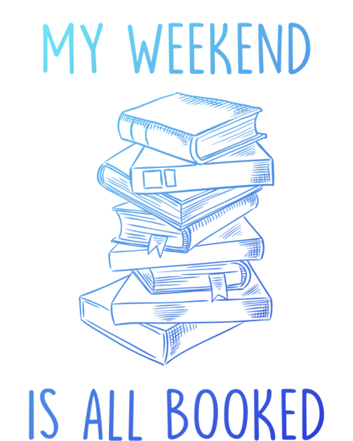 My Weekend Is All Booked Funny Reading Book Lover Librarian Great Gift Button