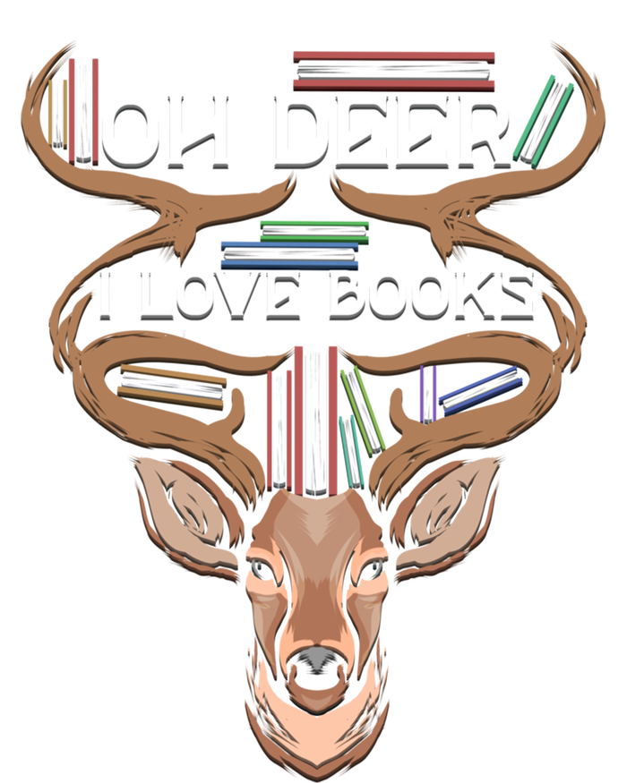 Oh Deer I Love Books Funny Reading Gift T-Shirt