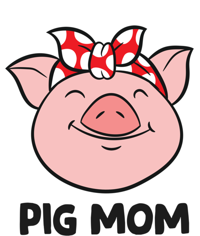 Pig Farmer Mom Love Pigs Pig Mom Cute Pig Lovers Gift Women's T-Shirt