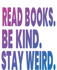 Read Books Be Kind Stay Weird Reading Great Gift Stripe Pom Pom Beanie