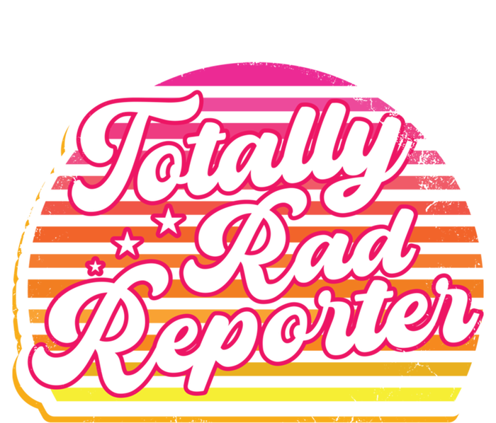 Totally Rad Reporter Breaking News Journalism Journalist Cute Gift Kids T-Shirt