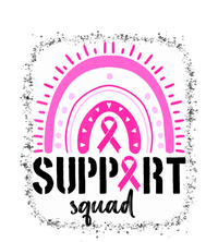 Rainbow Support Squad Breast Cancer Awareness Survivor Pink Ribbon Valucap Bio-Washed Visor