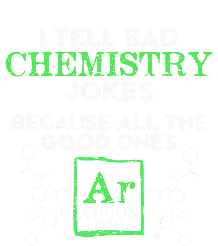 I Tell Bad Jokes Argon Funny Chemistry Joke Performance Fleece Hoodie