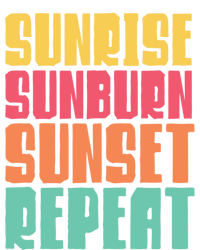 Sunrise Sunburn Sunset Repeat Country Music Summer Vacation Cool Gift Tall Long Sleeve T-Shirt