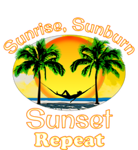 Sunrise Sunburn Sunset Repeat Funny Beach Summer Great Gift T-Shirt