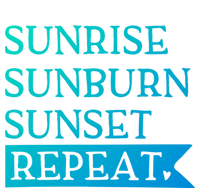 Sunrise Sunburn Sunset Repeat Summertime Sun Tan Design Cool Gift Toddler T-Shirt