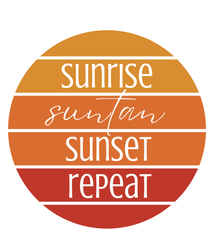 Sunrise Suntan Sunset Repeat Beach Surfer Sun Lover Sunburn Gift Mousepad