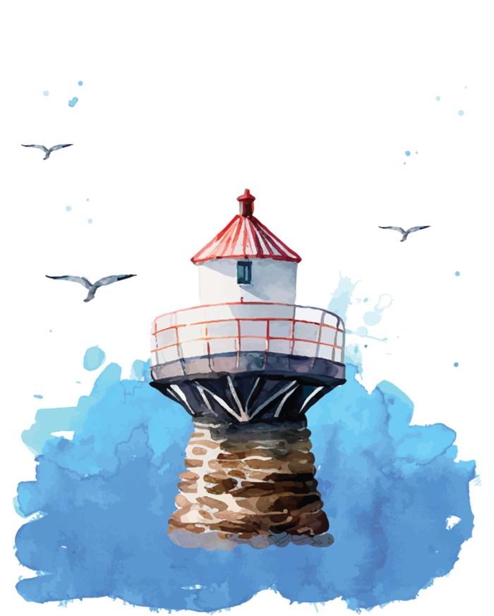 The Sea Is My Happy Place I Beach Lighthouses Coast Summer Gift T-Shirt