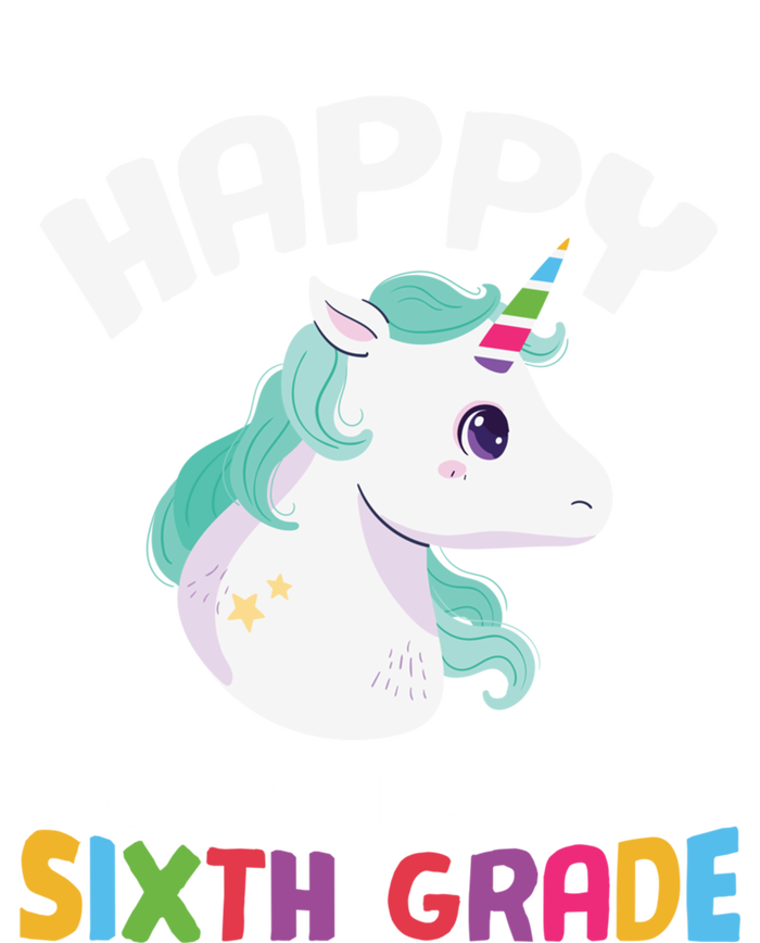 Happy Sixth 6Th Grade Back School 1St Day Of School Unicorn Gift Tall T-Shirt