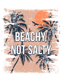 Beachy Not Salty Funny Beach Humor Ocean Friends Sayings Gift Coaster