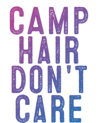 Camp Hair Dont Care Camping Gifgift And Cool Gift Short Acrylic Beanie