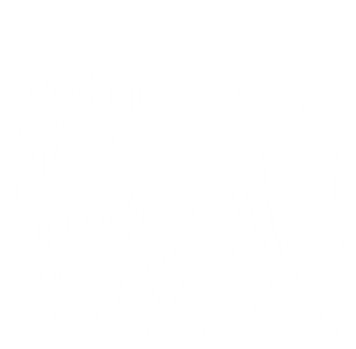 Camp Hair Dont Care Camping Hiking Mountaineering Gift Pom Pom 12in Knit Beanie