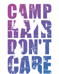 Camp Hair Dont Care Camping Gift Short Acrylic Beanie