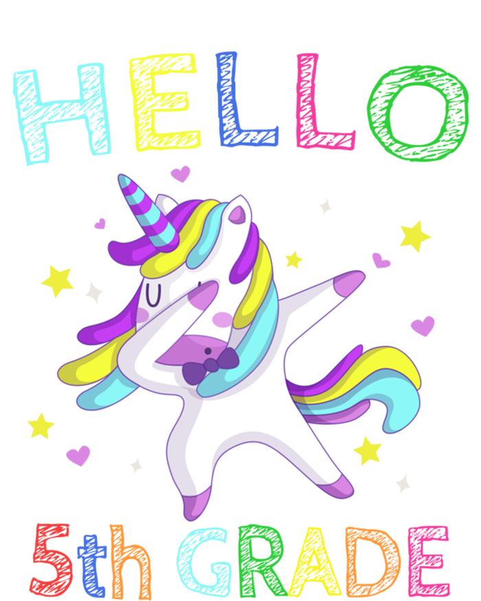 Hello 5Th Grade Teacher Unicorn Back To School Meaningful Gift T-Shirt