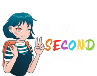 Hello Second Grade Anime Going To School Funny Gift Full Zip Hoodie