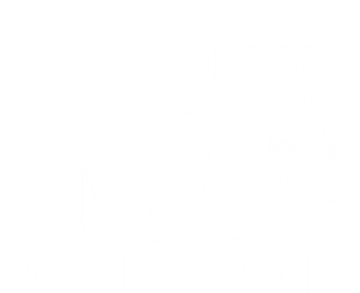 Family Camping Trip Grandma Loves Camping Great Gift Kids Long Sleeve Shirt