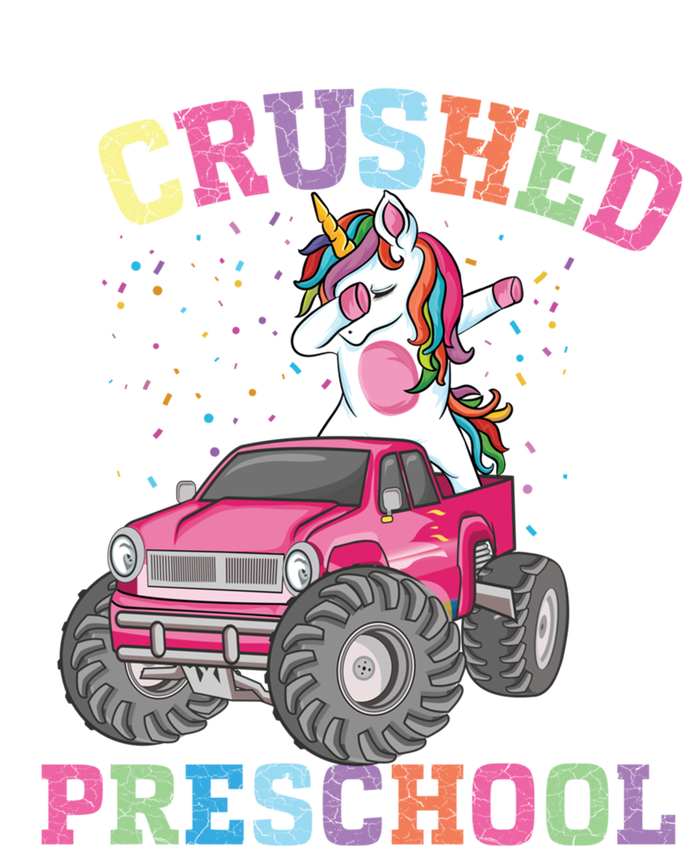 I Crushed Preschool Dabbing Unicorn Truck Graduation Gift Ladies Essential Flowy Tank