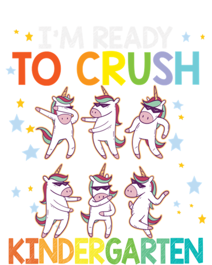 Im Ready To Crush Kindergarten Dabbing Unicorn Meaningful Gift Pom Pom 12in Knit Beanie