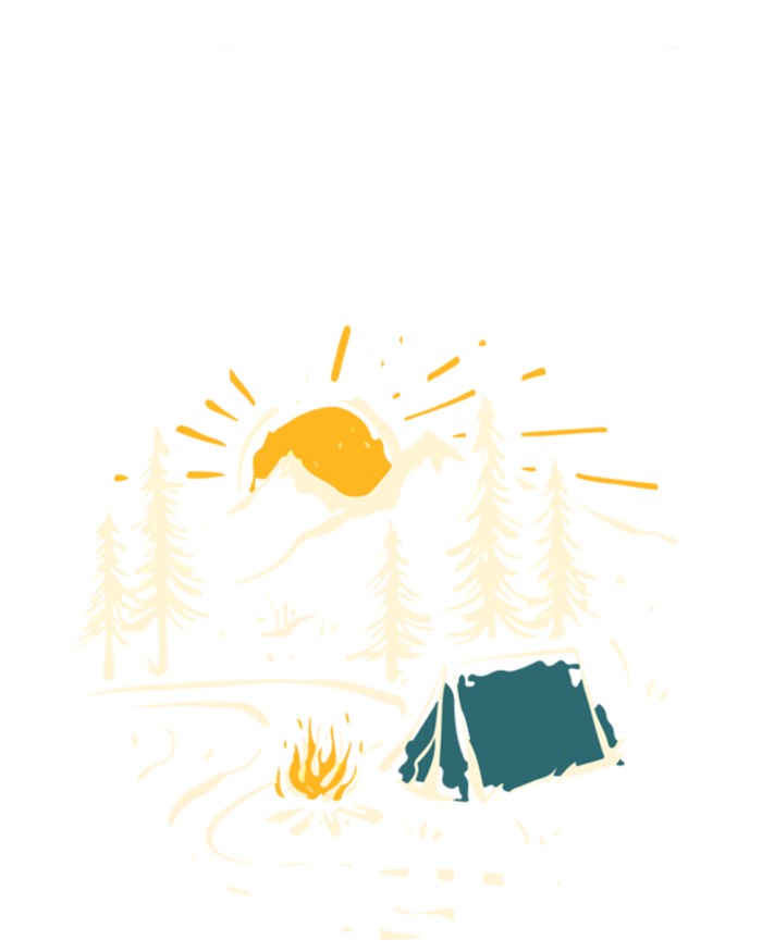 Happy Hour When Im Camping With Family Members Hello Summer Gift Hoodie